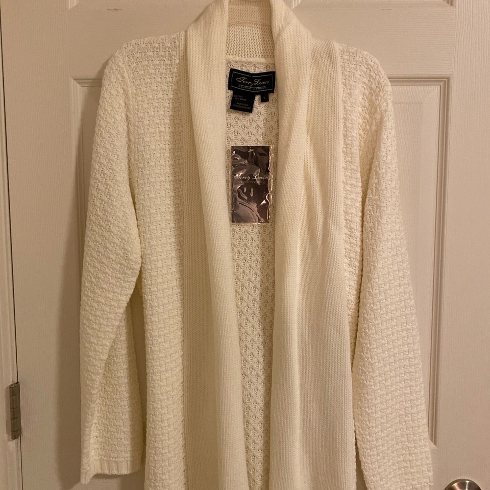 Terry Lewis Open Front Cardigan